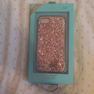 Kate Spade iPhone 7 Glitter Case NEW
